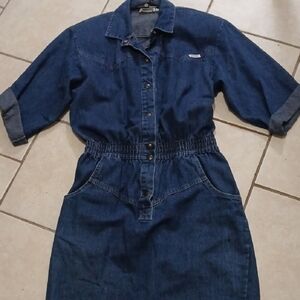 Source Unknown Denim Mini Dress